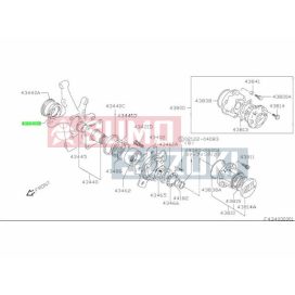 Simering din spatele fuzetei Suzuki Vitara SGP