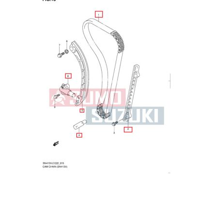 Kit lant distributie Suzuki Jimny M13A SGP