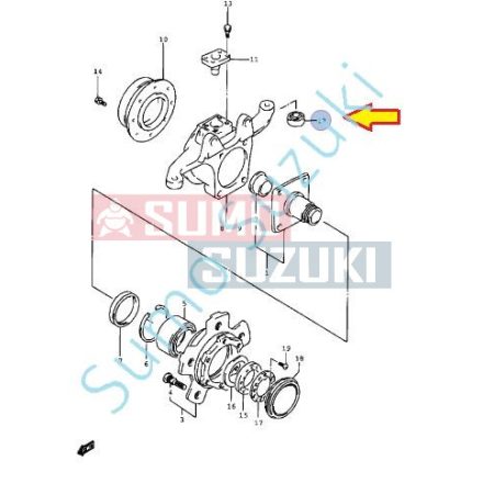 Rulment pivot Suzuki LJ80 SJ410 SJ413 Samurai Jimny KOYO