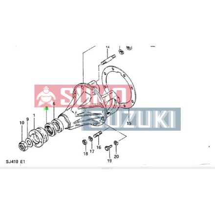 Suzuki Samurai SJ410 garnitură universală de ulei 09283-35052-SS
