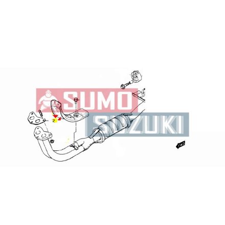 Suzuki Samurai garnitură evacuare  14181-85200 