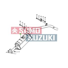 Suzuki Samurai eșapament spate 1,3 14300-83001