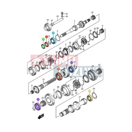 Kit rulmenti cutie viteze Suzuki Jimny (R72)