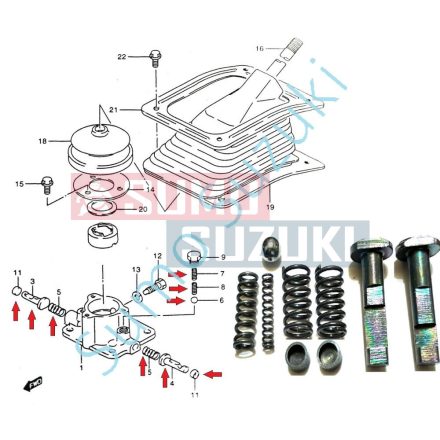 Kit reparatie selector cutie viteze Suzuki Samurai