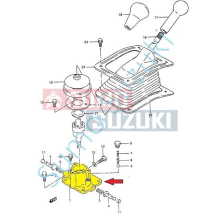 carcasa selector cutie de viteze Suzuki samurai