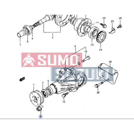 Piulita pinion atac Suzuki Samurai