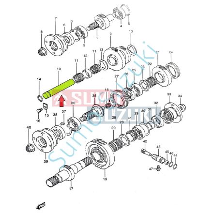 Ax reductor Suzuki Samurai