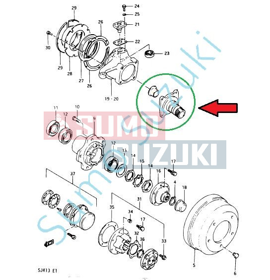Fuzeta Suzuki Samurai SJ410 SJ413 - Sumo Suzuki RO