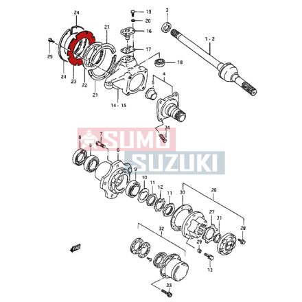 Pasle omocinetica Suzuki Samurai