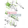 Kit reparatie omocinetica Suzuki Samurai  + rulmenti pivot + rulmenti roata pentru ambele parti