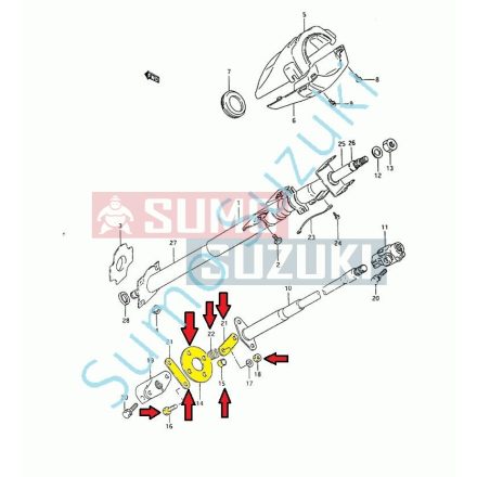 Suzuki S amurai kit flansa elastica coloana volan directie