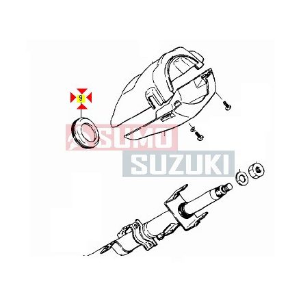 Suzuki Samurai garnitura protectie carcasa plastic coloana directie 48419-75000