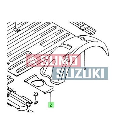 Suzuki Samurai segment reparatie caroserie 