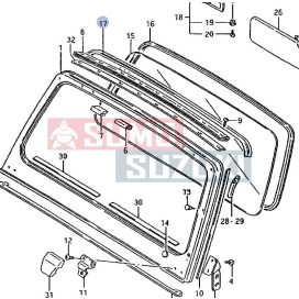Suzuki Samurai SJ413 cheder etansare Rama parbriz prelata 