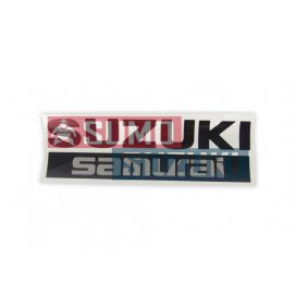 Sticker negru Suzuki Samurai