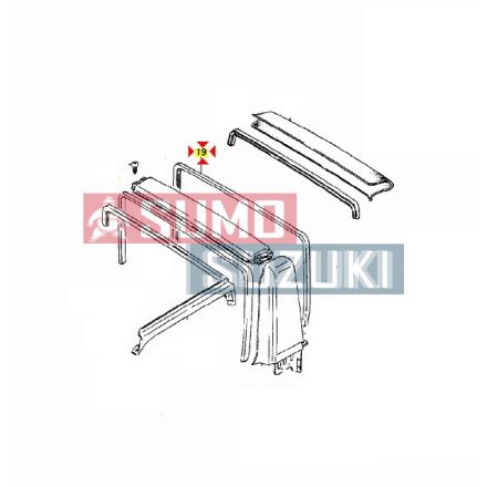 Garnitura traversa dintre stalpi spate Suzuki Samurai