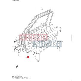 Cheder usa stanga Suzuki Jimny