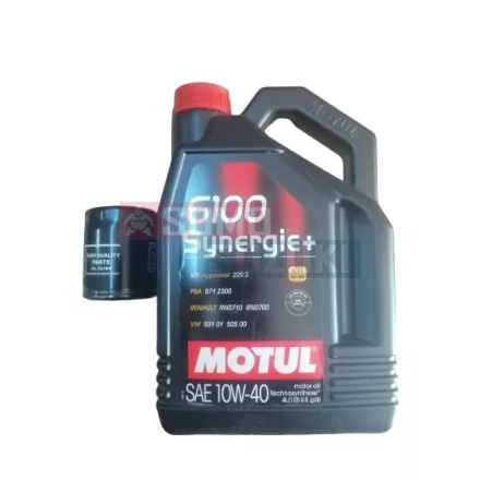 Set schimb ulei Motul 10W40 + filtru ulei Suzuki Samurai SJ410 Jimny