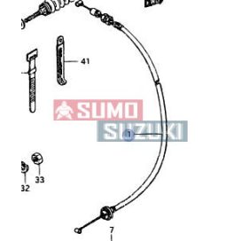   Suzuki Samurai SJ410 cablu acceleratie  original sgp 15910-80012