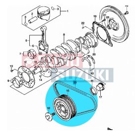 Curea de accesorii Suzuki Vitara SX4 S-Cross M16A (DAYCO)