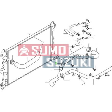 Conducta inferioara radiator Suzuki Vitara SX4 S-Cross 1.4T SGP