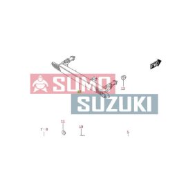 Lampa stop spate de pe luneta Suzuki Vitara 2015-> SGP