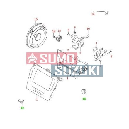 Brevete consola centrala Suzuki Vitara 2015-> SGP