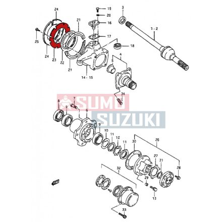 Pasla omocinetica Suzuki Samurai