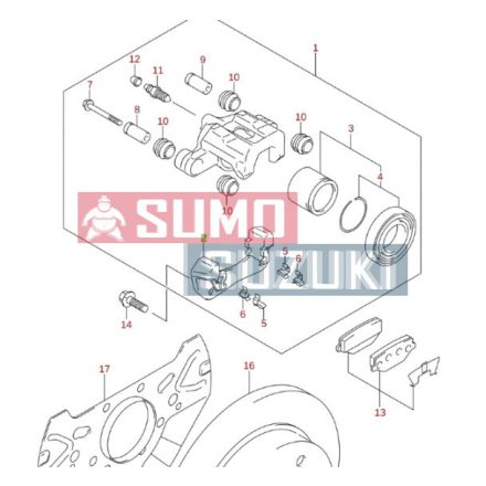 Suzuki Samurai 1,3 Portetrier  55161-80000-E