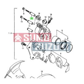 Suzuki Samurai culisante etrier Suzuki SJ80 55191-80001-E