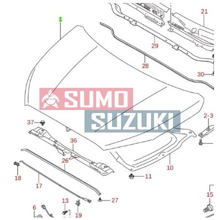 Capota Suzuki SX4 S-Cross MGP