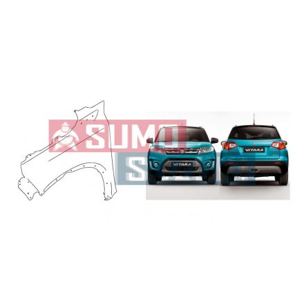 Aripa fata stanga Suzuki Vitara 2015-> SGP