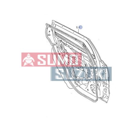 Usa spate stanga Suzuki SX4 S-Cross MGP