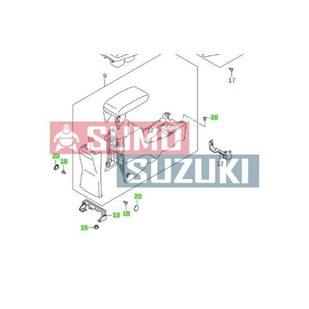 Set montaj cotiera Suzuki Vitara 2015->