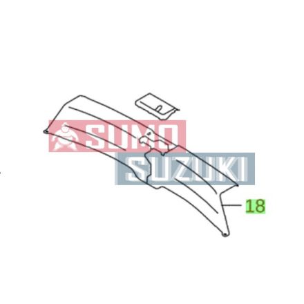 Ornament portbagaj Suzuki SX4 S-Cross MGP