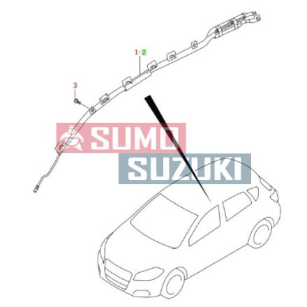 Airbag stalp stanga Suzuki SX4 S-Cross SGP